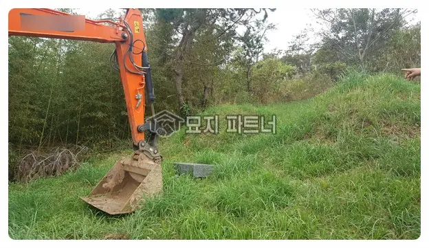 진도 묘지이장 현장 사진 - 전남 진도군 피아노 평장 와비 설치 묘지 이장은 어떻게 할까...?