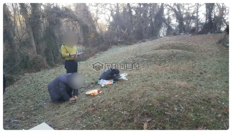 진주 묘지이장 현장 사진 - 진주시 묘지이장비용과 공사 절차 개념의 차이