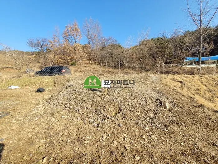 청양 묘지이장 현장 사진 - 무연분묘 주인없는묘지 처리 방법 충남 청양군 소재