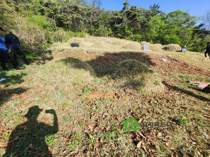 순창 묘지이장 현장 사진 - 순창 무연고분묘 처리 비용과 기간, 토지 일정 잡을 때 먼저 계산할 것