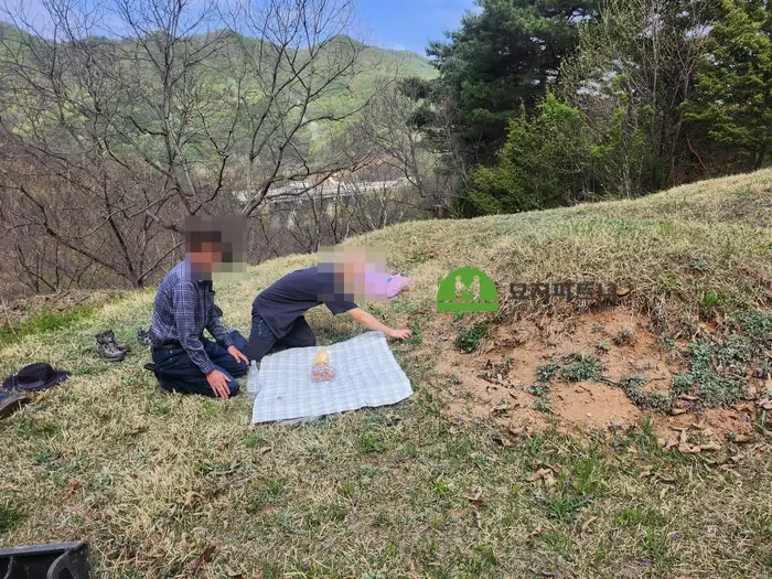 전남광주 화순 묘지이장 현장 사진 - 화순 곡성 묘지이장, 같은 선산 안에서 자리만 옮겨도 개장신고가 필요할까