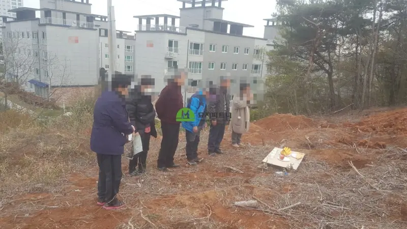 곡성 묘지이장 현장 사진 - 곡성 묘지이장 보상분묘는 이런 절차를 통해 합니다.