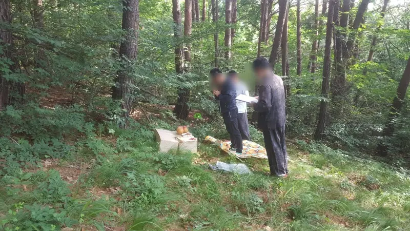 진안 묘지이장 현장 사진 - 진안 윤달 묘지이장 확실한 마무리를 위한!