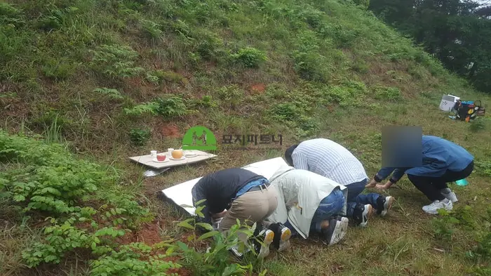 익산 묘지이장 현장 사진 - 익산 윤달 산소이장 왜 하는 걸까?