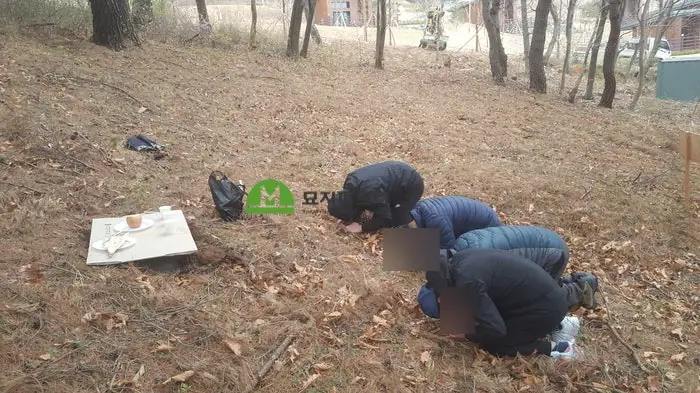 고창 묘지이장 현장 사진 - 고창 윤달 산소이장 화장터 예약도 도움드립니다.