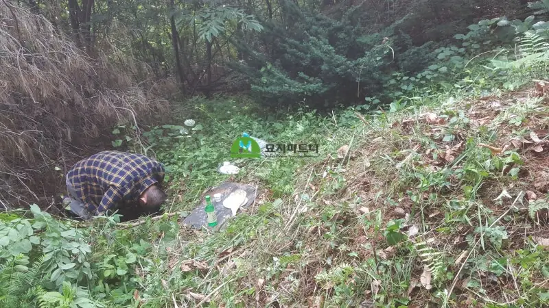군산 묘지이장 현장 사진 - 군산 묘지 이장 마지막 길을 정성껏 준비하며